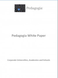 Image for Pedagogia White Paper.  Corporate Universities, Academies and Schools